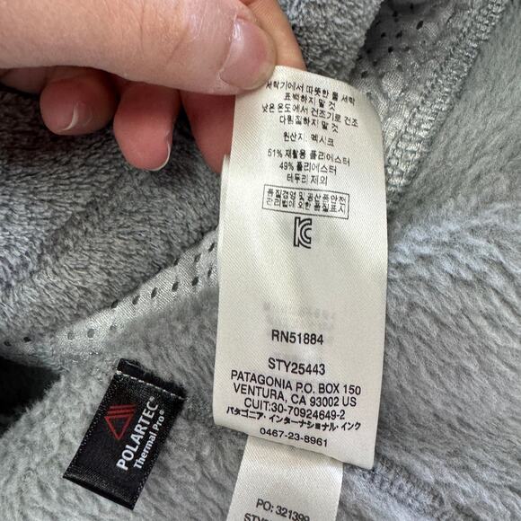 Patagonia Sweater Womens Medium Grey Re Tool Snap T Pullover Fleece - Picture 5 of 10